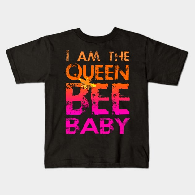 Queen Bee Kids T-Shirt by AlondraHanley